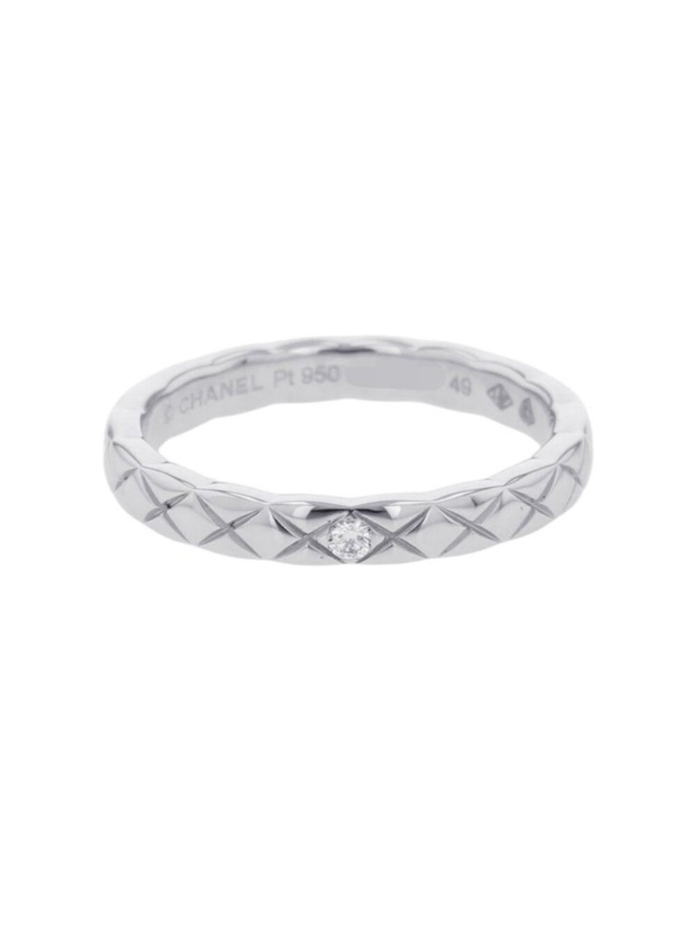 Chanel Ring Coco Crush Collection Marriage Small Diamond Platinum